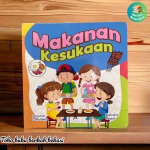 Board book makanan kesukaan (15x15cm)