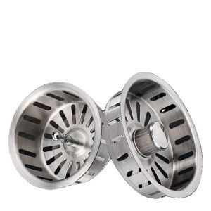 Stainless Steel Kitchen Sink Strainer Drain Cover Vegetable Basin Water Drain Basket Sink Filter Net Kitchen Accessories
