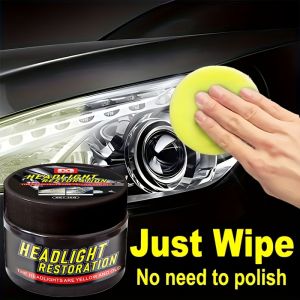 Car Headlight Restoration Wax kit liquid Headlight Polishing Agent for Headlights Repairs Yellowing Oxidation And Cloudiness
