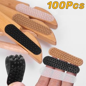 10-100Pcs Non Slip Hanger Grips Strips Silicone Anti Skid Clothes Clothing Rubber Gripper Hanger Grip Accessories for Home Closet Clothing