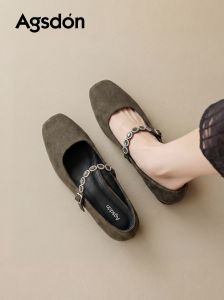 Agsdon | French Mary Jane Style Soft Sole Slip-on Shoes