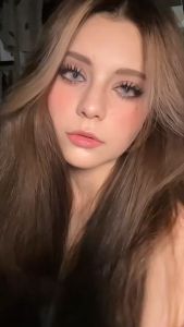 【COD】OCEAN Series 1Sepasang Lensa Kontak gray Warna Lensa Warna Diameter 14.2 MM Softlens blue Lensa Kontak Gradien/Minus(0.00) Contact Lens