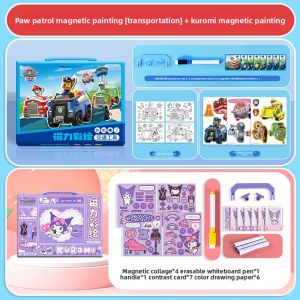 Yoursoulbird | Magnetic Quiet Book for Children 3-6 Years Old DIY Sticker Painting Toy
