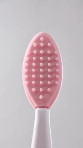 Wholesale 4pcs New Fashion Design Nose Double-Sided Tool Silicone Lip Scrub Exfoliator Brush  make up brushes  makeup brush set