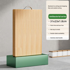 31*23*1.8cm Chopping Board Two-sided Kitchen Square Thick Cutting Board Food Serving Tray Bamboo Chopping Boards with Handle