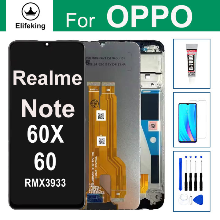 LCD cho Oppo Realme Lưu ý 60 60x rmx3933 rmx3938 hiển thị bộ linh kiện ...