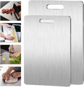 Thớt Inox Dày Hai Mặt Tấm Bếp Tấm Nhào Bột - Thớt Gia Dụng