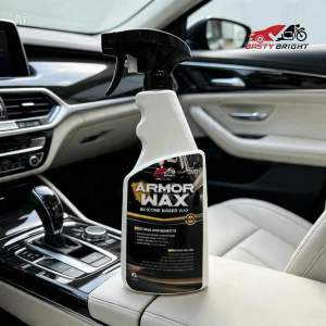 BrightChem Armor All With Wax 500ml - 3 in 1: Shine Protect Restore Silicone-Based Wax.