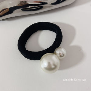 South Korea Simple Hair Ring Temperament Wild Headdress Big Pearl