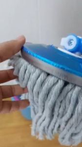 Combo 5 bông Lau Sàn Nhà 360 độ CAO CẤP mâm tròn COTTON Cao Cấp thấm hút vượt trội Làm Sạch hiệu quả