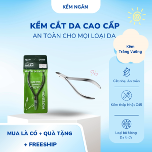 1 Kềm Cắt Da Trắng (Loại Tốt) Kềm Ngân – Giá Tốt – Sắc Bén – Cắt Ngọt Không Tưa – Thép Nhật Bền Lâu– Cắt Êm Tay – Tặng Thêm Quà