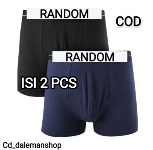 2 PCS Celana dalam pria boxer pria dewasa nyaman murah daleman pria