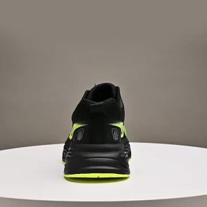 Steel Toe Safety Shoes Anti Smash Puncture Proof Slip Resistant Wear Resistant Soft Sole Breathable Work Boots for Men