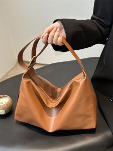 Trendy 2024 Womens Large Capacity Shoulder Bag Soft Tote Bag Fashionable Casual Handbag Single Strap Crossbody Bag