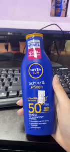 (Mới Nhất) Kem chống nắng bảo vệ và dưỡng da toàn diện NIVEA SUN Schutz & Pflege 200ml - Đức