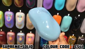 AIKKA CS41 Diamond Blue | Supreme Solid Colour | Automotive 2K Car Paint Motor Body Aerosol Cat Bancuh Kereta DIY 车漆