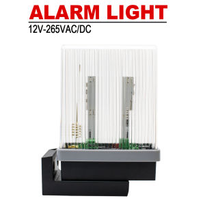 AC/DC 24V 230V 220V 12V-265V LED Flash Alarm Lamp for Swing Sliding Gate Opener Barrier Gate - Outdoor Security Light
