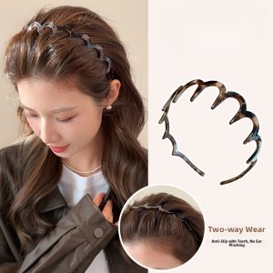 Anti-Slip Wave Hairband Womens Special Face Wash Hair Accessories Fashionable Hair Bundling Headwear Hair Ties Hair Bands