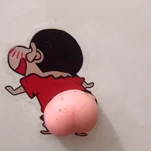 3D Cartoon Butt Sticker Cute Car Sticker for Motorcycle Phone Case Fridge Laptop Decoration - Homeflix