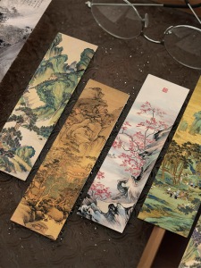 Traditional Chinese Style Paper Bookmarks Reading Page Notes Diary Notebook Handmade Paper DIY Scrapbooking