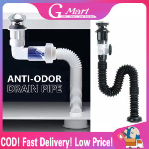 Universal Sink Drain Pipe Set Retractable Deodorant Sewer Drainage Water Hose Wash Basin Drainer Bathroom Kitchen Accessories Durable Kitchen Accessories Plumbing Home Sink Hose Washbasin Pipeline Sink Deodorant Strainer Drain Sewer Pipe