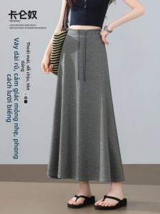 KALUNNU | Chân Váy Dài A-Line Cao Waisted Slim Fit