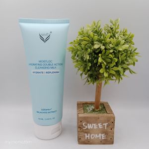 Nuvit Hydrating Double Action Cleansing Milk 100ml ~ 2 in 1 Gentle Cleanser and Makeup Remover