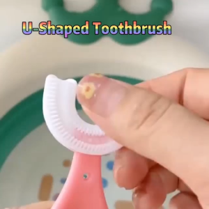 U-Shape Toothbrush Kid Toothbrush 360 Silicone Kids Toothbrush