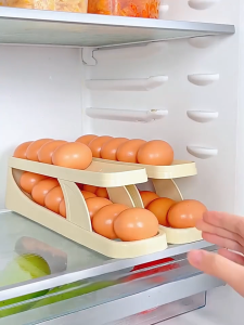 Automatic Egg Dispenser – Rolling & Filling Design for Refrigerator (Space-Saving)