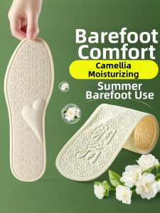 ZUYINBULUO | Moisturizing Non-stick Sweat-absorbing Breathable Summer Thin Shoe Insoles for Women with Arch Support