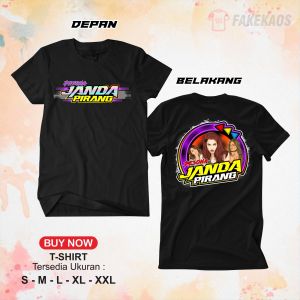 Pesona JANDA PIRANG kaos (tebal bahan combed 24s)
