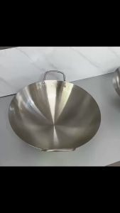 Royalstar Wajan Penggorengan Stainless Tebal SUS 555 Kuali Premium Wajan Nasi Goreng Full Stainless Steel Kuali Besar Katel Anti Lengket