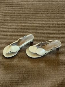 Summer Round Toe Toe-post Slip-on Cat-heel Sandals