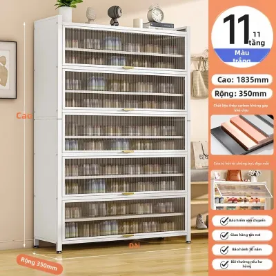 MAIYUQI | Tủ Giày Chống Bụi Chống Ẩm Thép cho Hành Lang