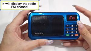 COD KIRIM CEPAT Rolton W405 Portable FM Radio Player TF Card / Speaker bluetooth mini full bass super 12 inch 15 inch tahan air mini karaoke radio wireless polytron jbl terbaru promo / Speaker radio super bass mini jadul fm rig icom murah