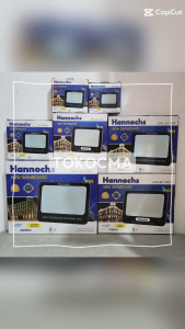 Hannochs New Signboard HFH Lampu LED Sorot Tembak 50w 50watt Flood Light Outdoor Cahaya Putih Kuning