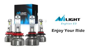 Xiaomi 1 คู่ หลอดไฟหน้ารถยนต์ LED 6000K 120W 12V-24V สีขาว สําหรับไฟตัดหมอก H1 H3 H4 H7 H11 9005 9006 ขั้ว H4 สำหรับหมอก H4 (ของขวัญฟรี)