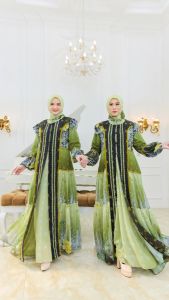 gamis outher zynata series by ac collection full printing digital set hijab segi4 jumbo