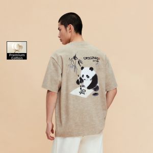 Jack Jones | Wax Print Heavy Cotton T-shirt Short Sleeve