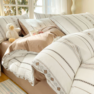 Kiss Dear | Cotton Water-Washed 4pc Bedding Set