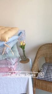 เบาะรองนั่ง เบาะพนักพิง 100% ซักได้ สีไม่ตก เชื้อกผูกกันลื่น โพลีเอสเตอร์เกรด