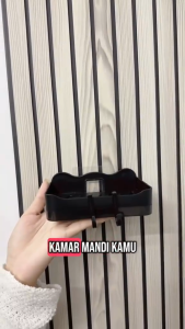 Goland Holder Sabun Dinding Aluminium Tahan Air dengan Struktur Berongga dan Kait Penyimpanan