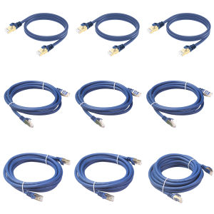 [Vktech] Cat8 Ethernet Cable 40Gbps RJ45 Network Cord 2000MHz for Gaming PS5 Laptop PC Router Heavy Duty Shielded Ethernet Cable