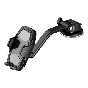 HELLOLEIBOO | Leibin Car Mount Phone Holder Navigation Special New 2024 Suction Technology Black Modern Business Style Universal Clip On