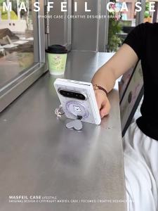 MASFEIL | Anti-Drop Magnetic Stand Foldable Clear Phone Case