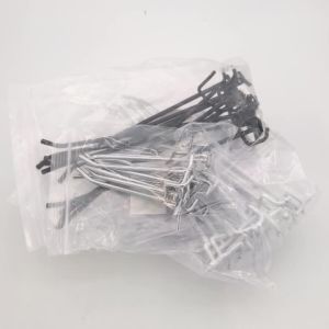 10Pcs Wall Panel Hook Slat Wall Hook Pegboard Hook Chrome Plated Pegboard Hook Pegboard Hanging Hook