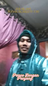 Plevia Jas Hujan Ponco Lengan Scarlett 730