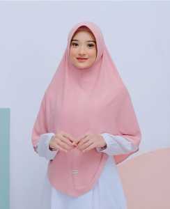 Bergo Hamidah Jersey Jumbo L: Jilbab Instan Jersey Olah Raga Berkualitas Tinggi