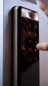 Zigbang SHP-P72 Wi-Fi & Fingerprint Access Push-Pull Handle Design Smart Door Lock | Free Installation & Technical Support