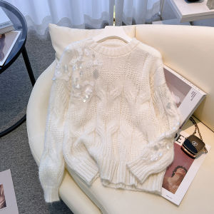 Womens Fashionable Short Sleeve Sweater Pink Inner Wear Top Spring Autumn Winter New Arrival 2023 Comfortable Warm Thickened Knitwear